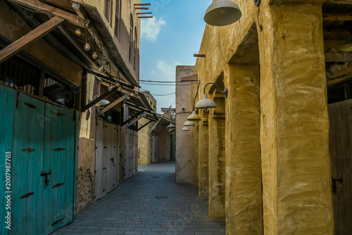 Al seef in old Dubai is a cultural shopping area
