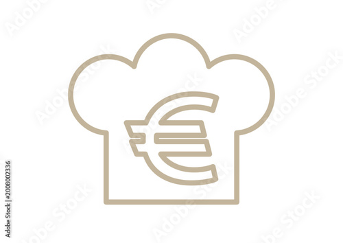 Chef Hat with Euro Symbol Economic Kitchen Price per Value