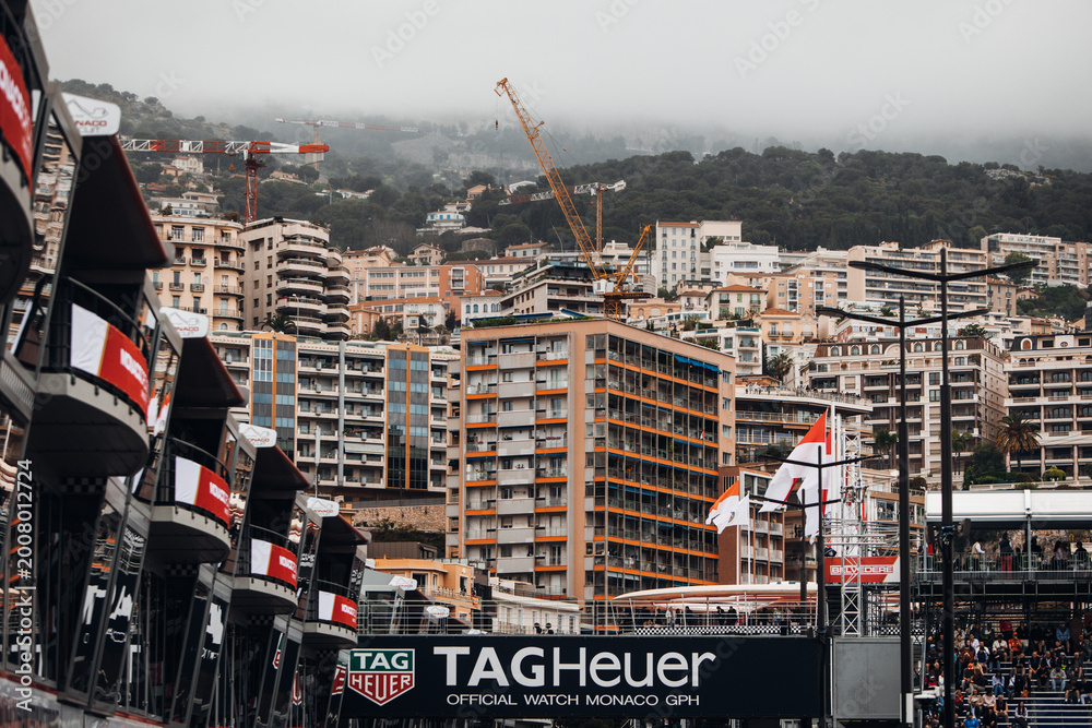 Fototapeta premium starting line Formula 1 of Monaco