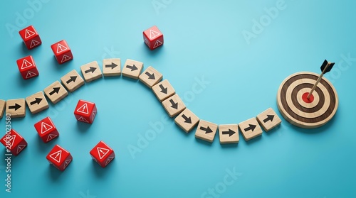 Navigating Risks and Obstacles Strategic Path to Goal Achievement and Business Success
