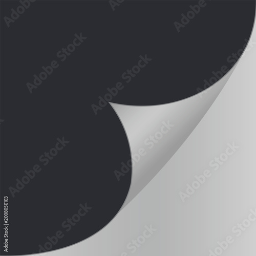 curled page corners