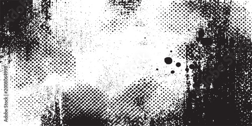 Foto Halftone stippled pattern