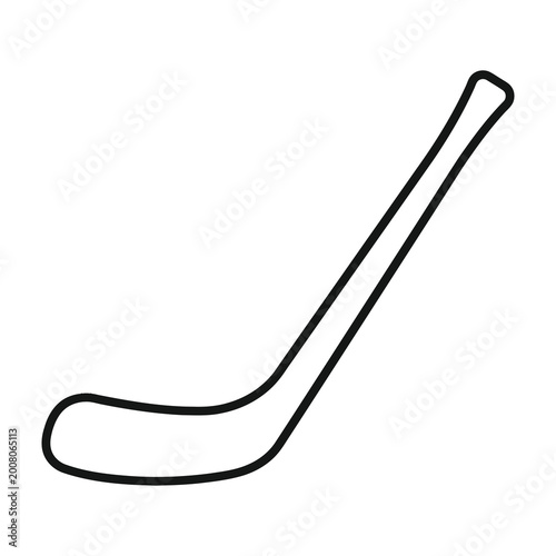 Photography Hockey stick outline drawing