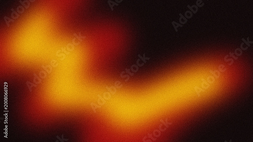 Fotografie Abstract grain texture background with warm orange and red gradient