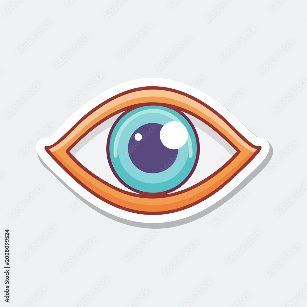 Obraz premium Stylized Eye Icon