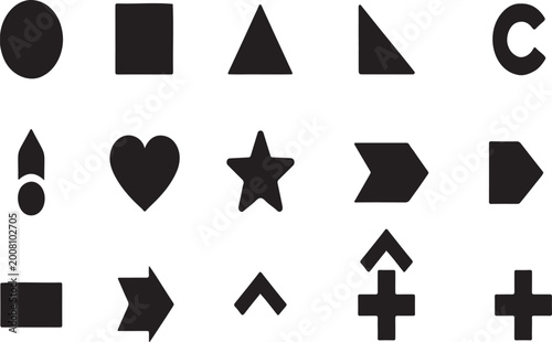 Assorted Black Symbols and Icons Vector Set on White Background Free Download Assorted Black Symbols and Icons Vector Set on White Background - GFXLoad