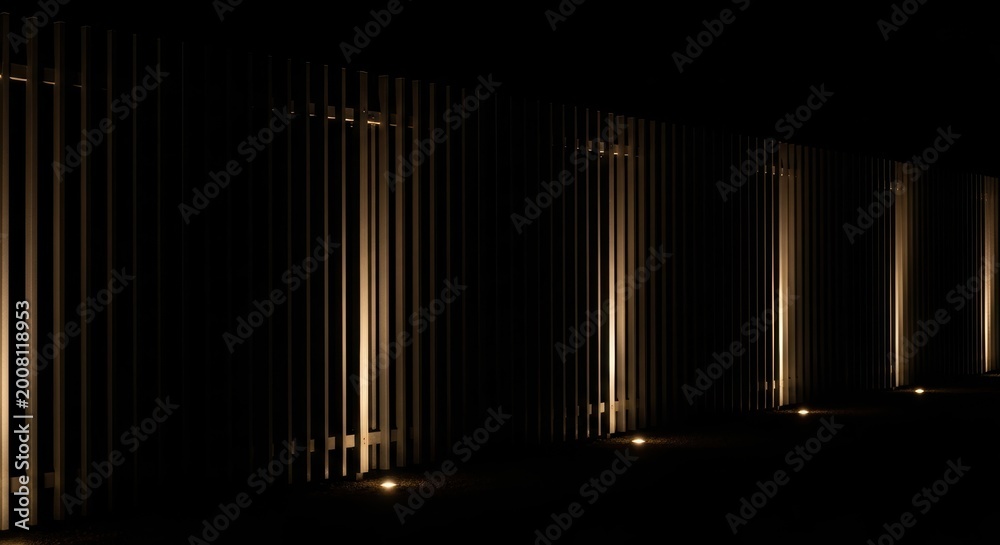 Fototapeta premium Neutral beige concrete wall with refined texture under soft diffused window light displays contemporary design elements with subtle ambient illumination and sleek architectural features.