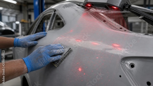 Robotic Scanner Mapping Car Body