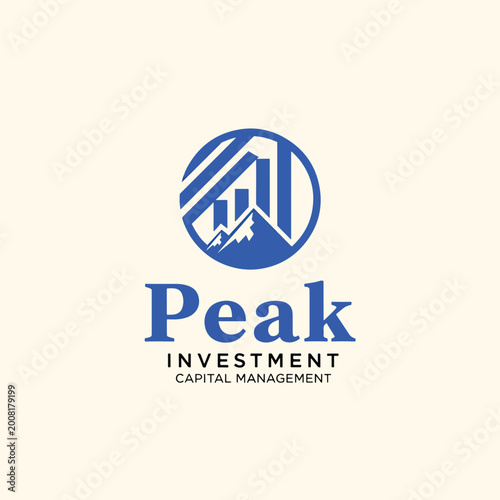 Free Download Peak Investment Capital Management Professional Corporate Logo Design. - GFXLoad