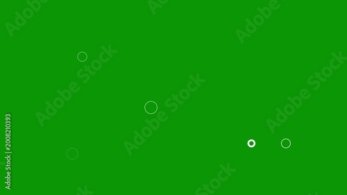 Circle fireworks burst explosion line animation with glowing radial pop up blast and geometric sparks, motion graphics in After Effects on green screen background for titles 4K