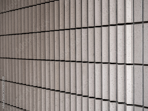 Photography Abstract ceramic tile wall texture with repeating geometric pattern and clean architectural lines