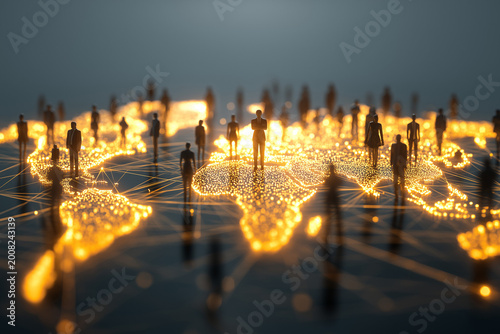 Global communication network concept. Worldwide business. Human resources
