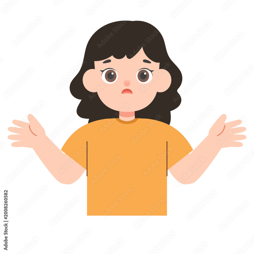 Obraz premium Emotion Character Expression Illustration