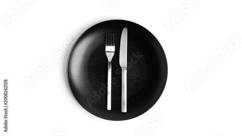 Fotografi Sign language with cutlery