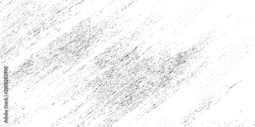 Quadro em tela Grunge texture background with diagonal scratches and scuffs on white vector ill
