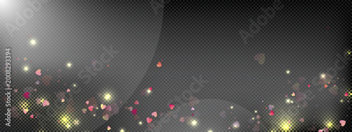 Canvastavla Heart love vector background