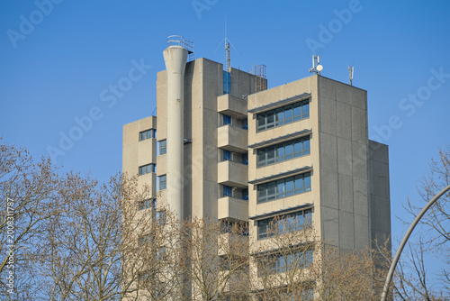 Fotografie Berliner Hochschule für Technik BHT, Hochhaus, Haus Grashof, Luxemburger Straße,