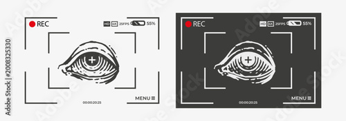 Φωτογραφία Cyber occult vector set