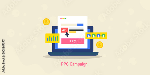 PPC campaign tracking, measuring web traffic acquisition, lead generation and conversion return on investment KPI.