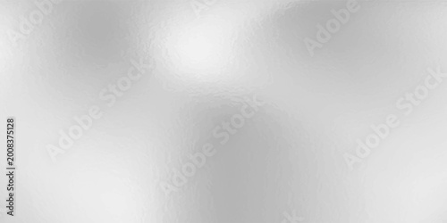 Obraz na płótnie Silver foil background with grainy texture