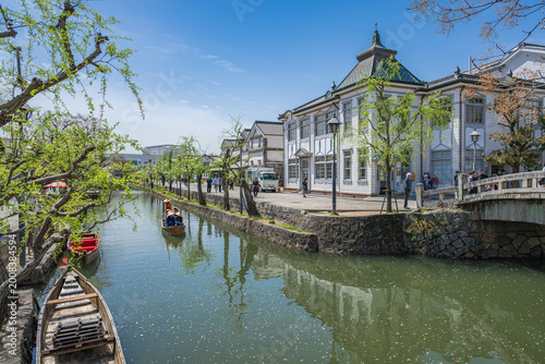 倉敷市美観地区 倉敷川畔の風景