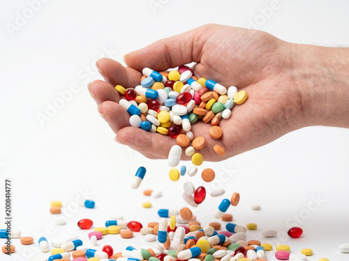 hand with pills