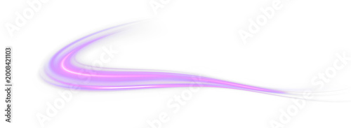 A glowing abstract wave effect that creates a neon light trail effect. overlay effect futuristic