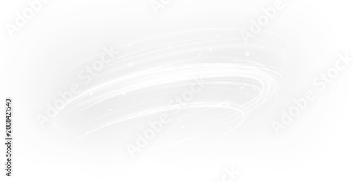 White Light Spiral Swirl with Glowing Curve Lines Effect.overlay