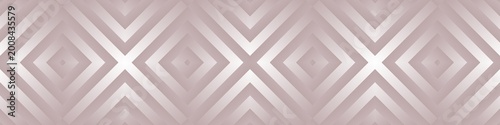 Seamless border pattern decorative frieze wall dusty pink pearly gradient diamond background