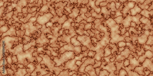 Tableau sur toile Cracked and dry desert soil surface under sunlight