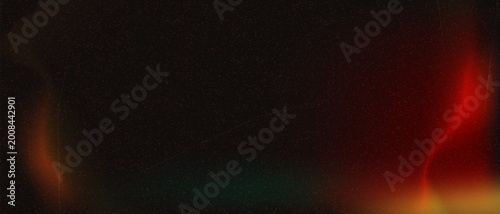 Film filter overlay effect of old film, Textured grainy cinematographic tape, Retro vintage background bright orange light glow and noise texture