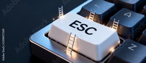 ESC Key on Keyboard with Ladders