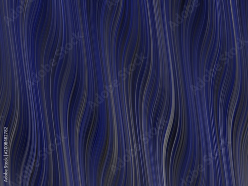 Φωτογραφία Deep blue waves ripple with silver highlights