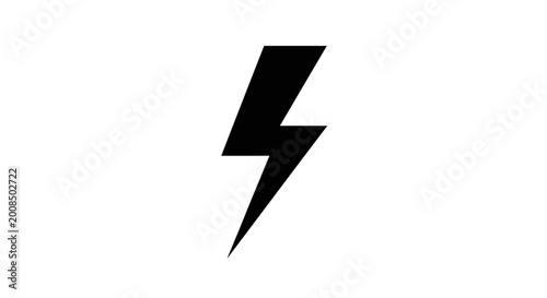 Bold lightning bolt silhouette a powerful symbol of energy and storms Free Download Bold lightning bolt silhouette a powerful symbol of energy and storms - GFXLoad