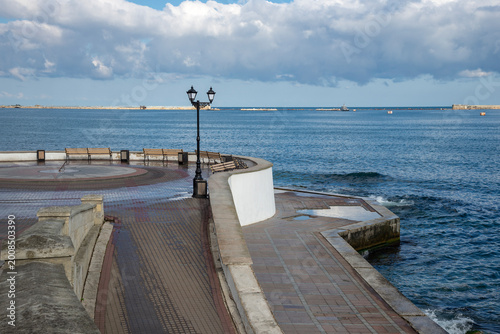Fotografie Sevastopol Embankment in the early summer morning, Crimea