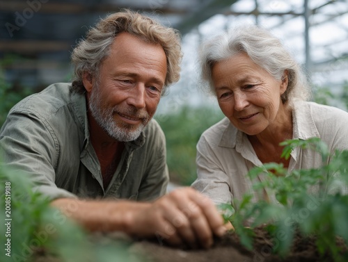 Heartwarming Portrait of Grandparents in Nature - Pure Happiness and Love