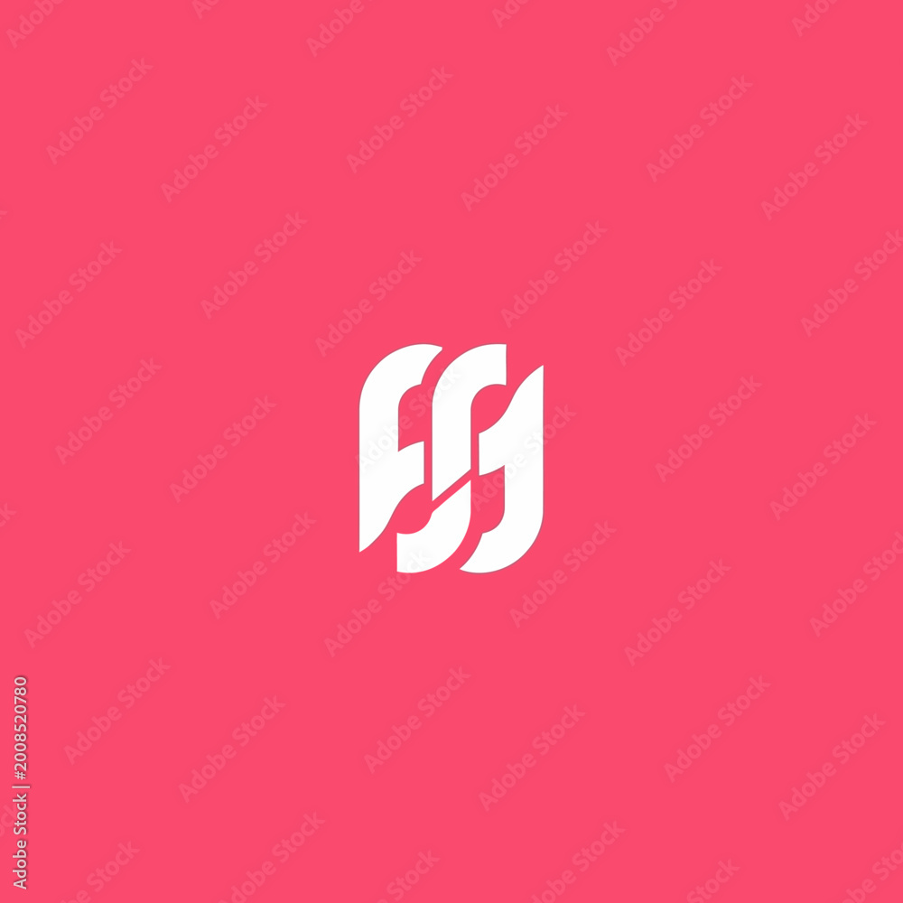 Obraz premium Abstract Geometric Logo Design.