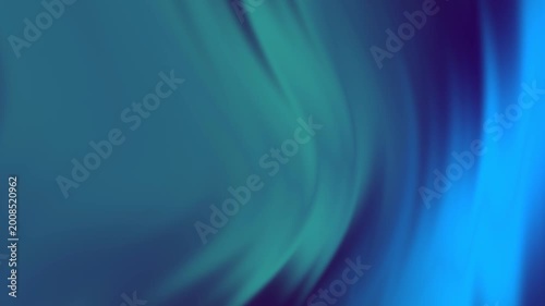 Colorful gradient fluid mixing. Soft, deep ocean blue liquid background. Dynamic gradient abstract line waving loop line.