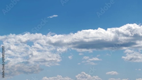 Seamless loop sky rotating sideways