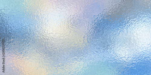 Cuadro en lienzo A cold blue abstract background features a frozen liquid texture with splashing