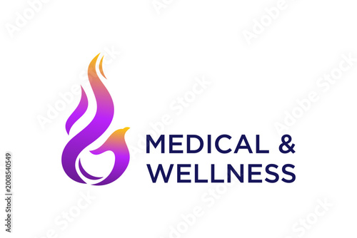 Medical and Wellness Logo Design. Free Download Medical and Wellness Logo Design. - GFXLoad