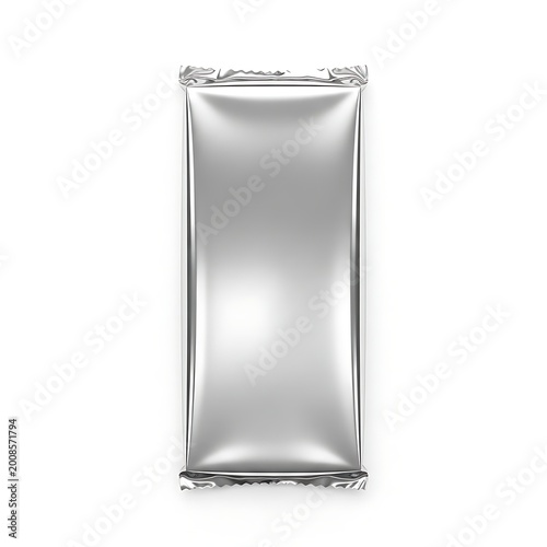 Elegant silver gift wrapping paper with crinkled edges for special occasions