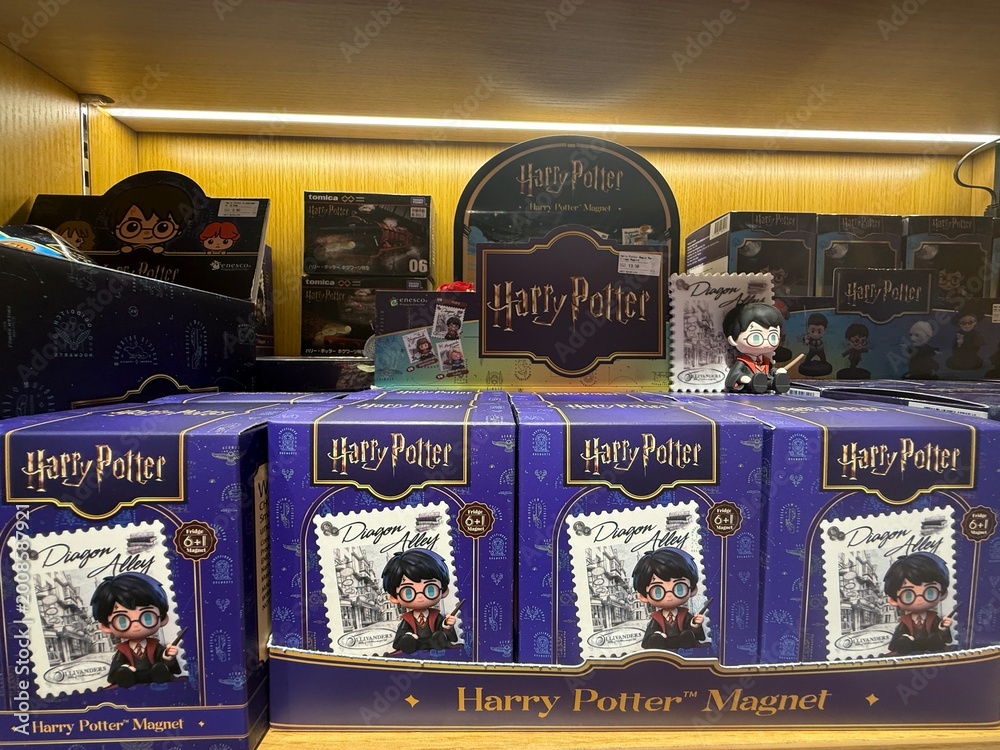 Fototapeta premium April 2026, Singapore: YUME Harry Potter blind box collectibles