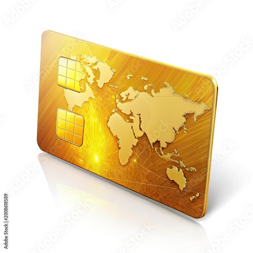 credit card and mobile phone