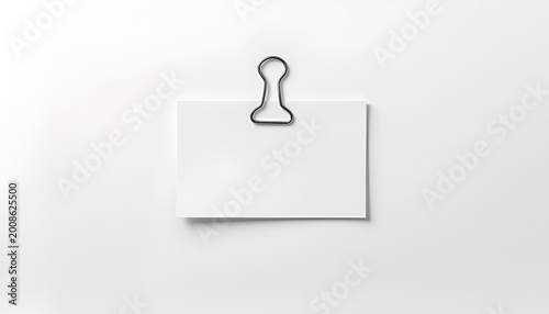 white paper clip