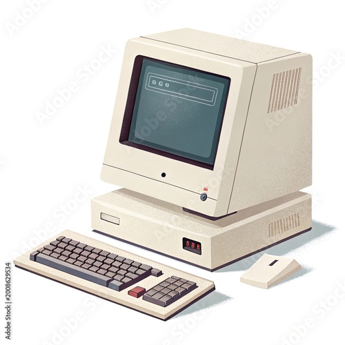 lcd monitor with blue screen