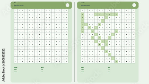 Photos Mystery Detective Word Search Puzzle For Adults