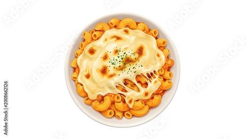 Delicious Baked Macaroni and Cheese PNG Illustration - Comfort Food PNG