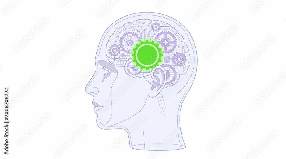 Obraz premium Evolution of Digital Knowledge and Future of Online Education Concept,