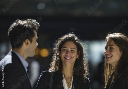 Client Trust Building, A business person builds trust with a partner through honest talk and steady service. The meeting shows care, reliability, and value.